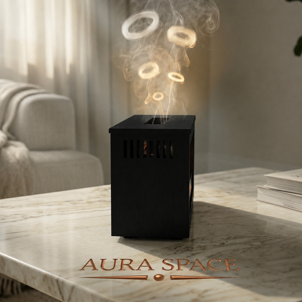 AURA SPACE™ Premium Kamin-Diffuser